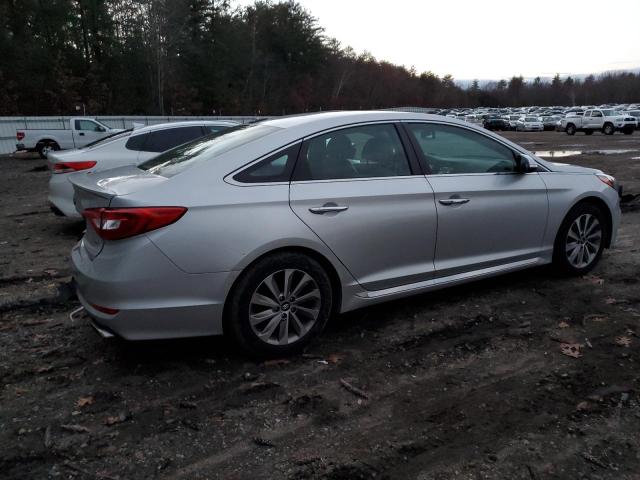 5NPE34AF2FH127187 - 2015 HYUNDAI SONATA SPORT SILVER photo 3