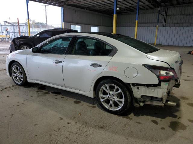 1N4AA5AP4EC907274 - 2014 NISSAN MAXIMA S WHITE photo 2