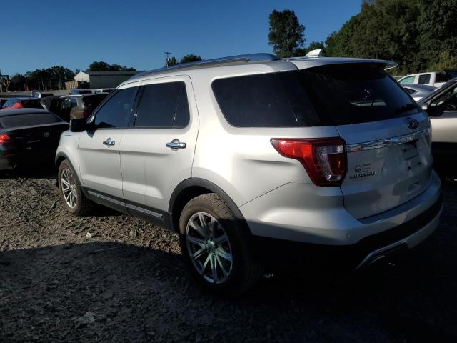 1FM5K7F81HGA35151 - 2017 FORD EXPLORER LIMITED SILVER photo 2