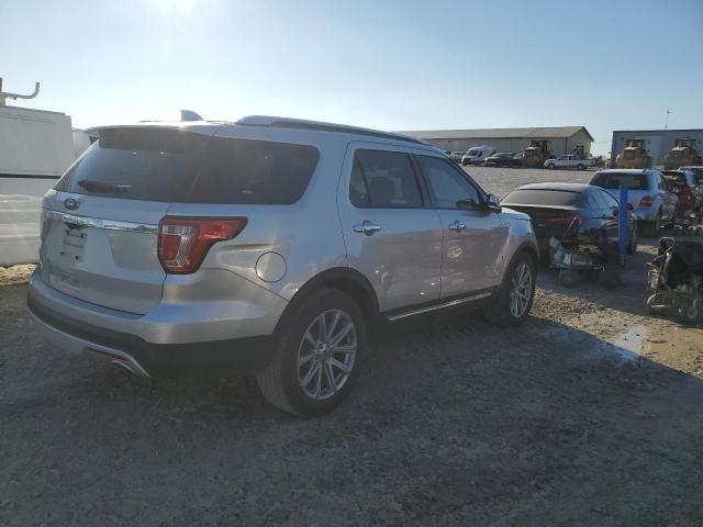 1FM5K7F81HGA35151 - 2017 FORD EXPLORER LIMITED SILVER photo 3