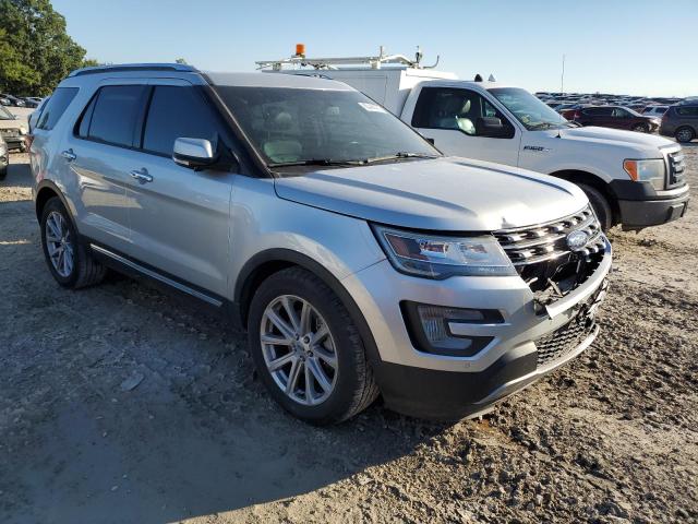 1FM5K7F81HGA35151 - 2017 FORD EXPLORER LIMITED SILVER photo 4