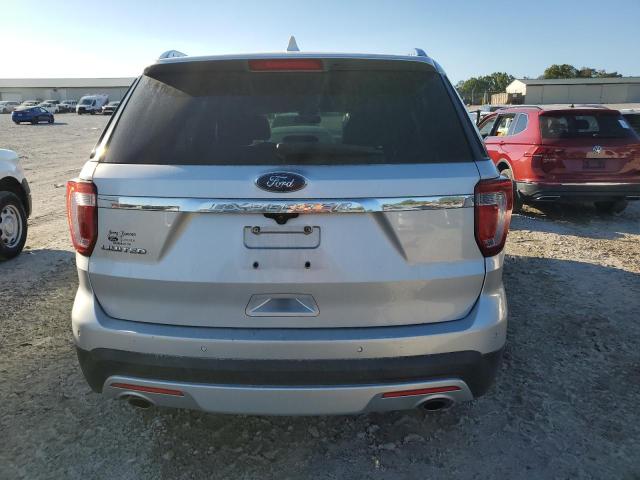 1FM5K7F81HGA35151 - 2017 FORD EXPLORER LIMITED SILVER photo 6