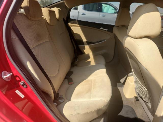 KMHCT4AE3CU140221 - 2012 HYUNDAI ACCENT GLS 红色 照片 10
