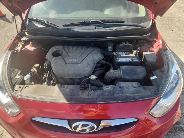 KMHCT4AE3CU140221 - 2012 HYUNDAI ACCENT GLS 红色 照片 11