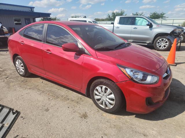 KMHCT4AE3CU140221 - 2012 HYUNDAI ACCENT GLS 红色 照片 4