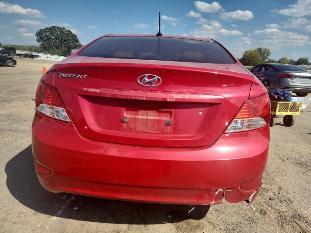 KMHCT4AE3CU140221 - 2012 HYUNDAI ACCENT GLS 红色 照片 6