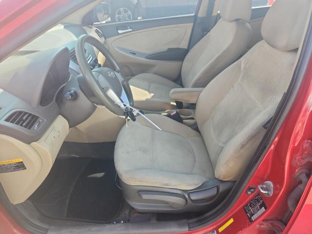 KMHCT4AE3CU140221 - 2012 HYUNDAI ACCENT GLS 红色 照片 7