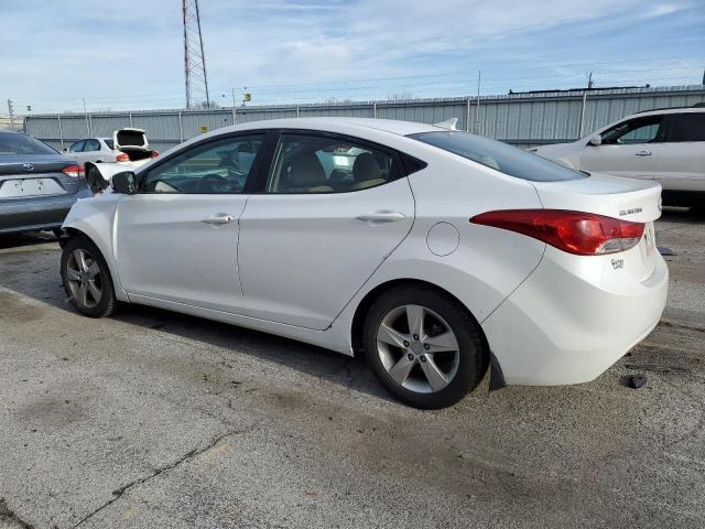 5NPDH4AE5CH114904 - 2012 HYUNDAI ELANTRA GLS WHITE photo 2