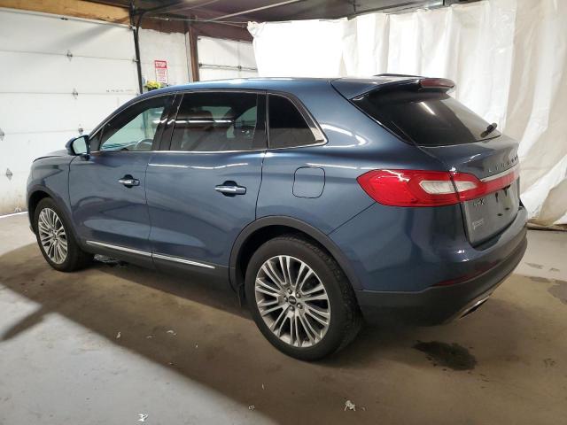 2LMPJ8LRXJBL29907 - 2018 LINCOLN MKX RESERVE Azul foto 2