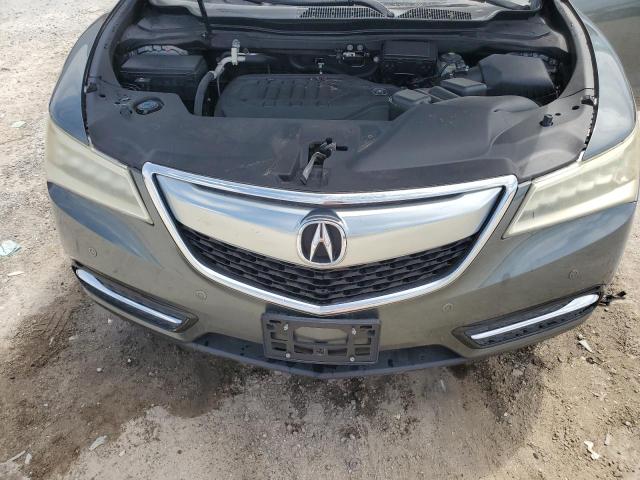 5FRYD3H87EB012074 - 2014 ACURA MDX ADVANCE GRAY photo 12