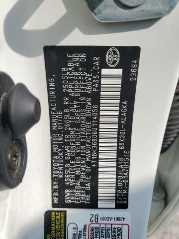 4T1BK36B06U114056 - 2006 TOYOTA AVALON XL WHITE photo 12