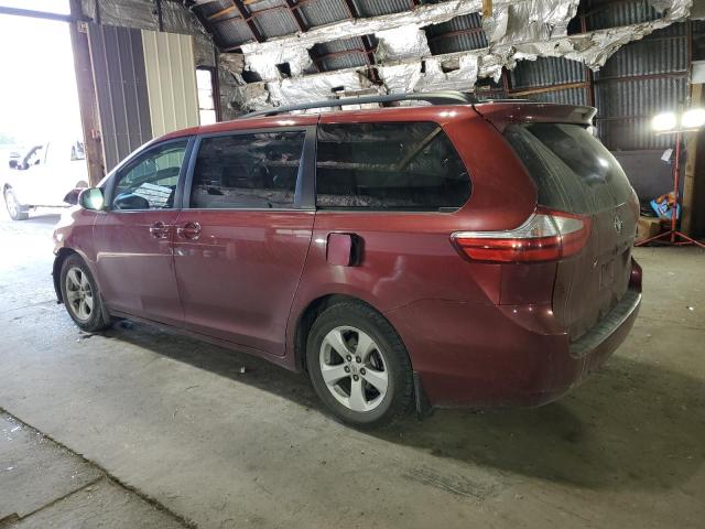 5TDKK3DCXFS669844 - 2015 TOYOTA SIENNA LE BURGUNDY photo 2