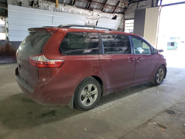 5TDKK3DCXFS669844 - 2015 TOYOTA SIENNA LE BURGUNDY photo 3
