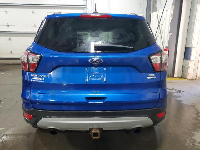 1FMCU9HD2JUC70642 - 2018 FORD ESCAPE SEL BLUE photo 6