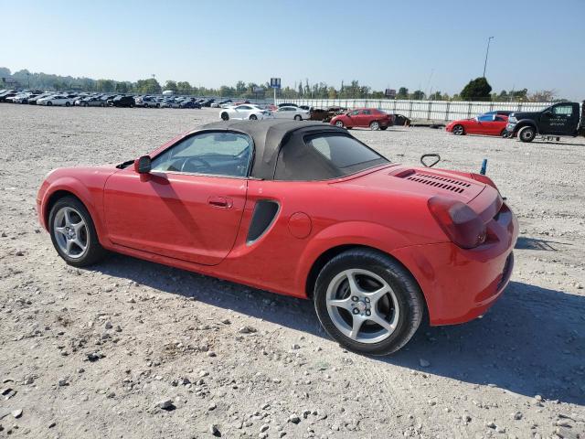 JTDFR3200Y0006102 - 2000 TOYOTA MR2 SPYDER RED photo 2