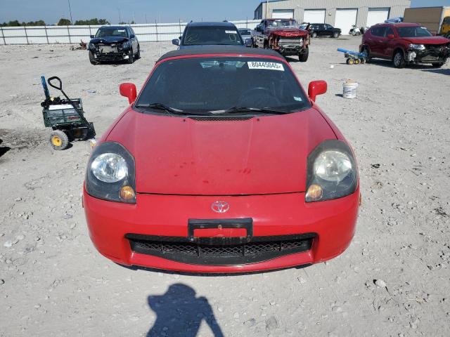 JTDFR3200Y0006102 - 2000 TOYOTA MR2 SPYDER RED photo 5