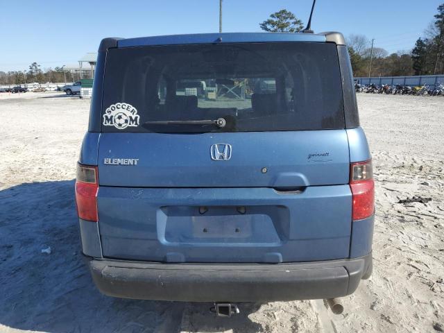 5J6YH18716L004997 - 2006 HONDA ELEMENT EX BLUE photo 6