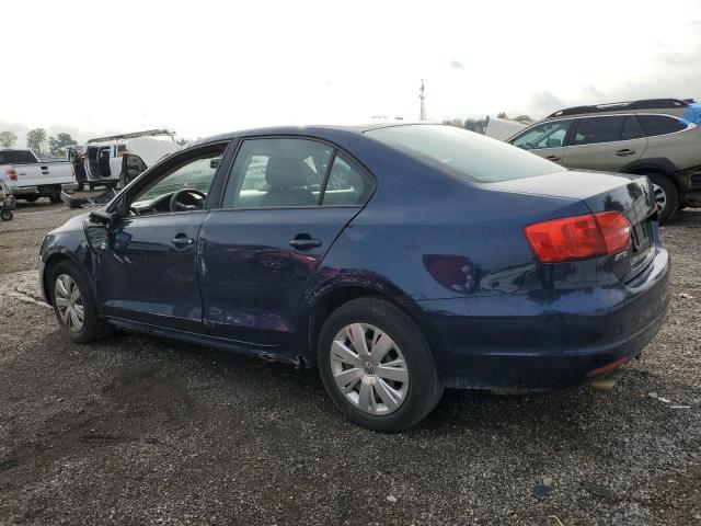 3VW2K7AJ2CM327971 - 2012 VOLKSWAGEN JETTA BASE ლურჯი ფოტო 2