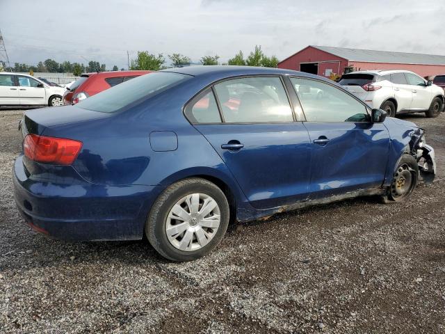 3VW2K7AJ2CM327971 - 2012 VOLKSWAGEN JETTA BASE ლურჯი ფოტო 3