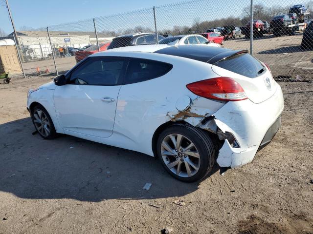 KMHTC6AD9GU285157 - 2016 HYUNDAI VELOSTER WHITE photo 2