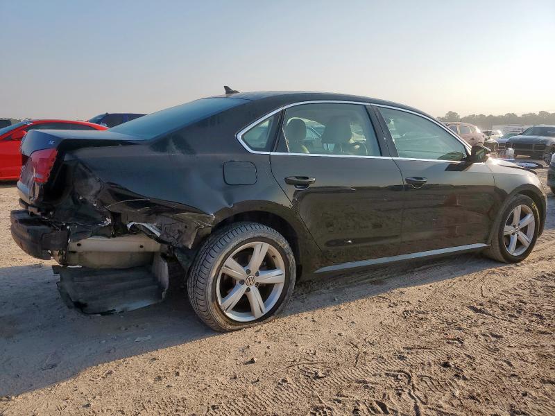 1VWBH7A37DC107180 - 2013 VOLKSWAGEN PASSAT SE BLACK photo 3