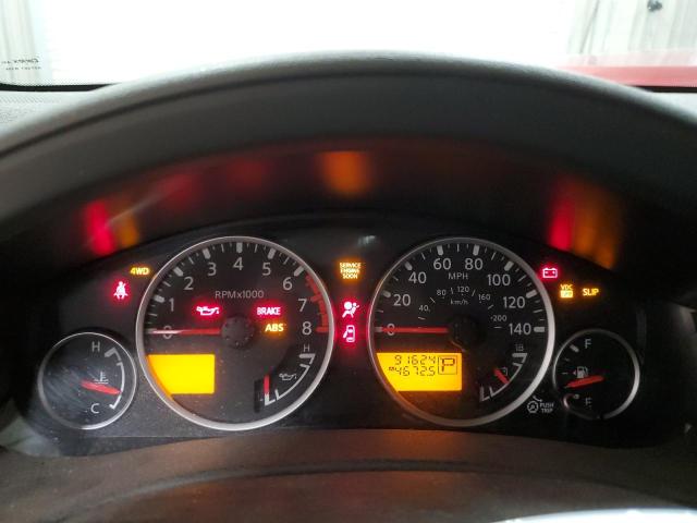 5N1AR1NB2AC622881 - 2010 NISSAN PATHFINDER S წითელი ფოტო 9