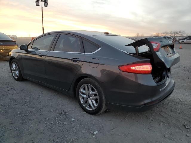 3FA6P0HD5GR326017 - 2016 FORD FUSION SE GRAY photo 2