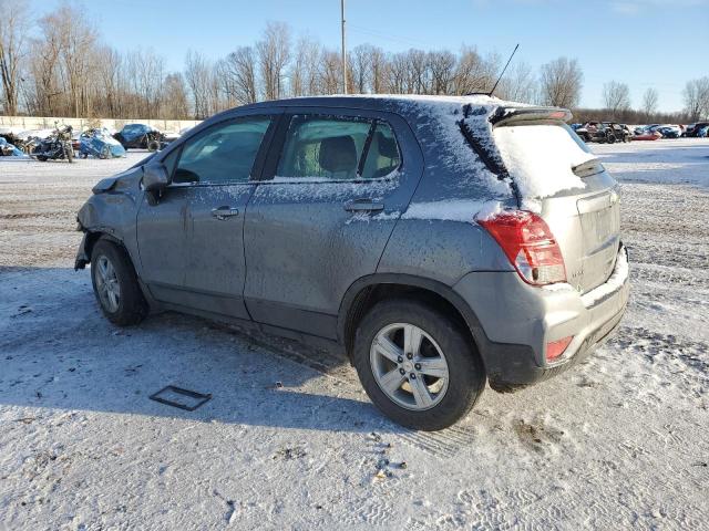 3GNCJKSB1LL159113 - 2020 CHEVROLET TRAX LS GRAY photo 2