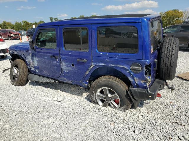 1C4HJXEN6KW639335 - 2019 JEEP WRANGLER U SAHARA 蓝色 照片 2
