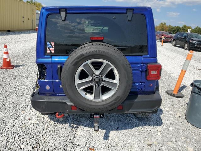 1C4HJXEN6KW639335 - 2019 JEEP WRANGLER U SAHARA 蓝色 照片 6