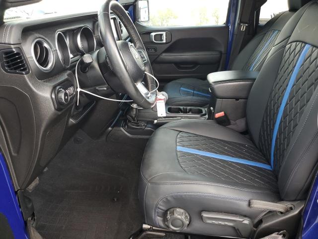 1C4HJXEN6KW639335 - 2019 JEEP WRANGLER U SAHARA 蓝色 照片 7