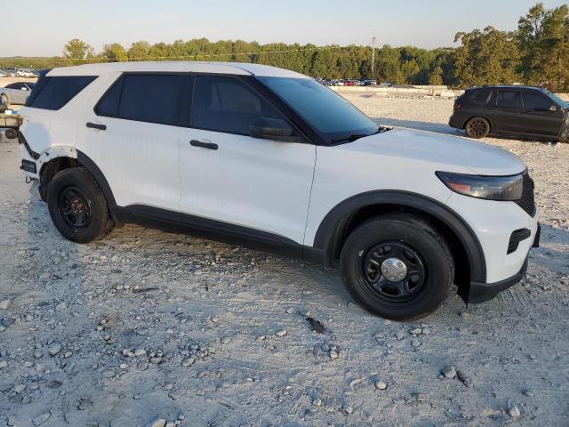 1FM5K8AB7NGB59574 - 2022 FORD EXPLORER POLICE INTERCEPTOR WHITE photo 4