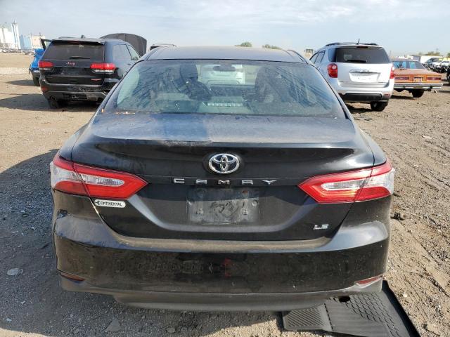 4T1B11HK5JU606191 - 2018 TOYOTA CAMRY L BLACK photo 6