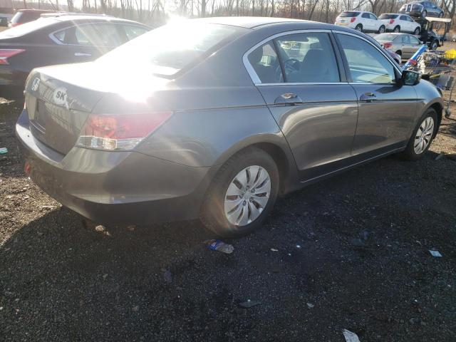 1HGCP26399A166287 - 2009 HONDA ACCORD LX GRAY photo 3