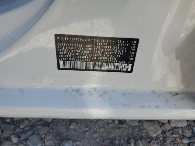 3VWEB7BU3LM054089 - 2020 VOLKSWAGEN JETTA SEL Ağ foto 12