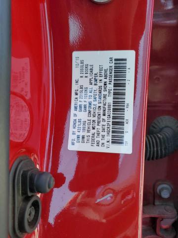 1HGCR2F51GA038991 - 2016 HONDA ACCORD SPORT 红色 照片 12