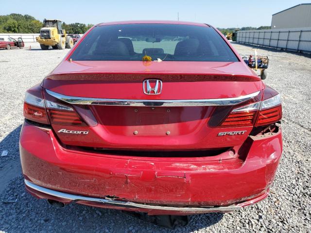 1HGCR2F51GA038991 - 2016 HONDA ACCORD SPORT 红色 照片 6