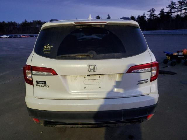 5FNYF6H2XNB003250 - 2022 HONDA PILOT SE WHITE photo 6