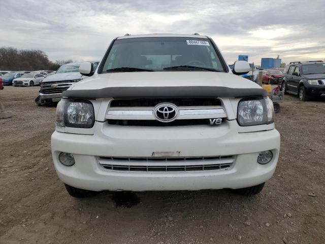 5TDBT48A65S248634 - 2005 TOYOTA SEQUOIA LIMITED WHITE photo 5