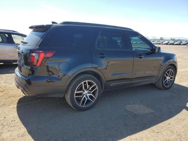 1FM5K8GT3HGD54771 - 2017 FORD EXPLORER SPORT შავი ფოტო 3