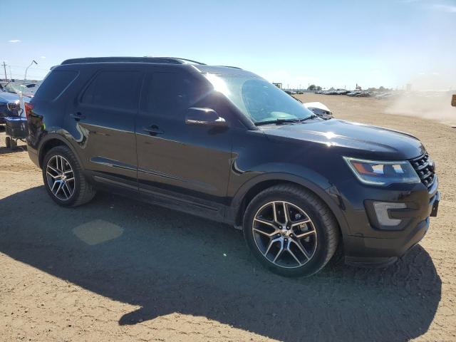 1FM5K8GT3HGD54771 - 2017 FORD EXPLORER SPORT შავი ფოტო 4