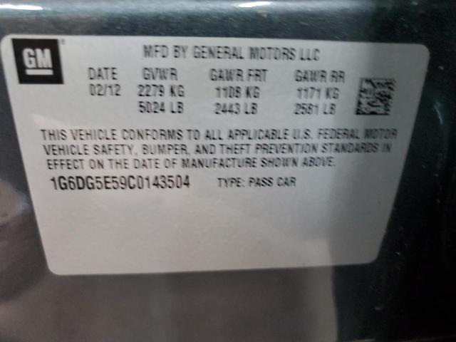 1G6DG5E59C0143504 - 2012 CADILLAC CTS LUXURY COLLECTION Boz foto 12
