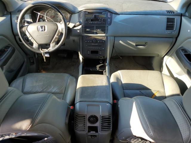 5FNYF18505B022869 - 2005 HONDA PILOT EXL BLUE photo 8