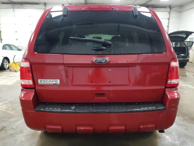1FMCU9D7XBKB61777 - 2011 FORD ESCAPE XLT RED photo 6