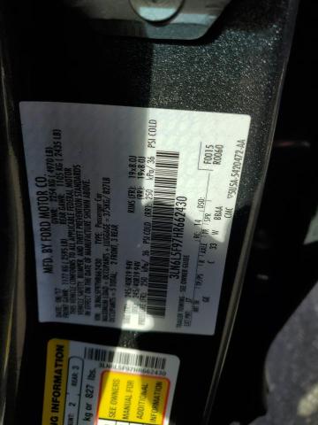 3LN6L5F97HR662430 - 2017 LINCOLN MKZ RESERVE ნაცრისფერი ფოტო 12