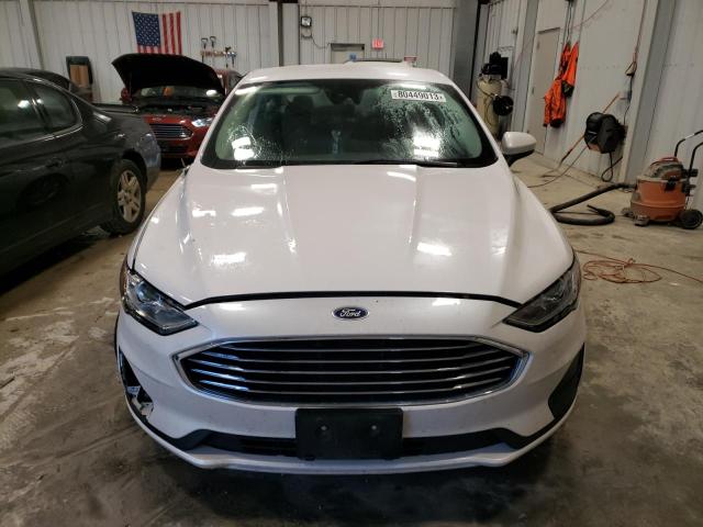 3FA6P0HD6LR123132 - 2020 FORD FUSION SE WHITE photo 5