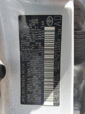 2T1BURHE6JC048899 - 2018 TOYOTA COROLLA L 银色 照片 21