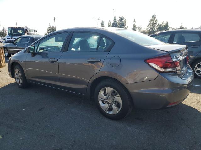 19XFB2F51EE270596 - 2014 HONDA CIVIC LX GRAY photo 2