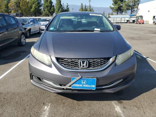 19XFB2F51EE270596 - 2014 HONDA CIVIC LX GRAY photo 5