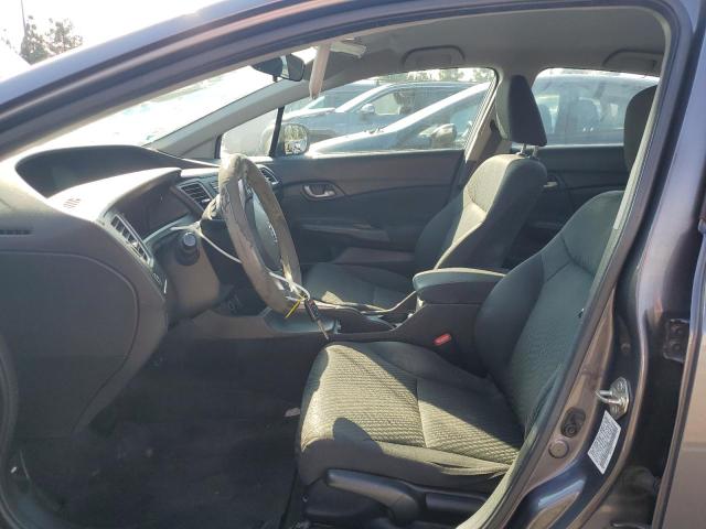 19XFB2F51EE270596 - 2014 HONDA CIVIC LX GRAY photo 7